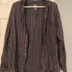 Large colourful flannel